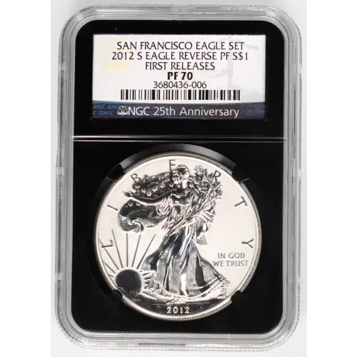 2012 S SAN FRANCISCO EAGLE SET FIRST RELEASES OFFICIAL US MINT SET (3)