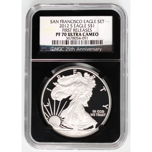 2012 S SAN FRANCISCO EAGLE SET FIRST RELEASES OFFICIAL US MINT SET ULTRA CAMEO (3)