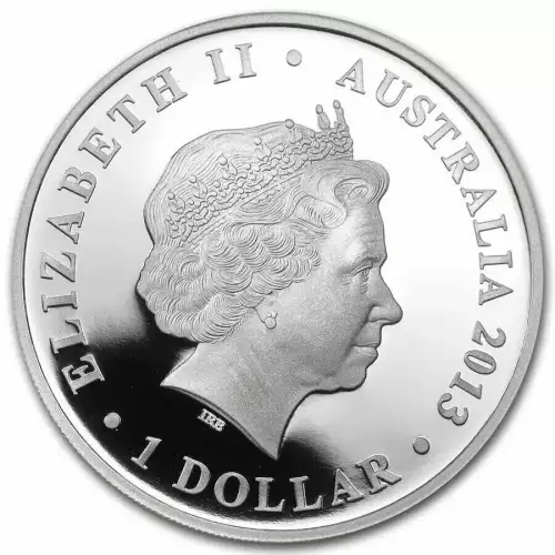 2013 AUSTRALIA $1 Land Down Under Series – Didgeridoo 1 oz .999 Silver Proof Coin (2)
