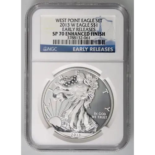 2013 W WEST POINT EAGLE SET EARLY RELEASES OFFICIAL US MINT SET ENHANCED FINISH