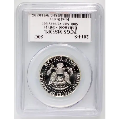 2014-S 50C Enhanced - Silver First Strike Moy Signature 50th Anniversary Set, PL (2)