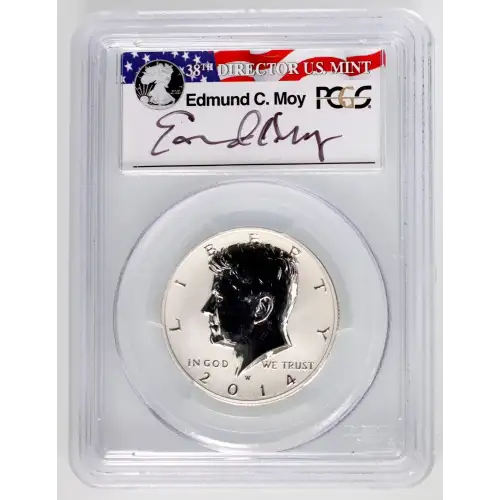 2014-W 50C Reverse Proof First Strike Moy Signature 50th Anniversary Set (2)