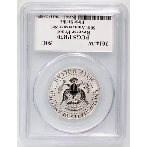 2014-W 50C Reverse Proof First Strike Moy Signature 50th Anniversary Set