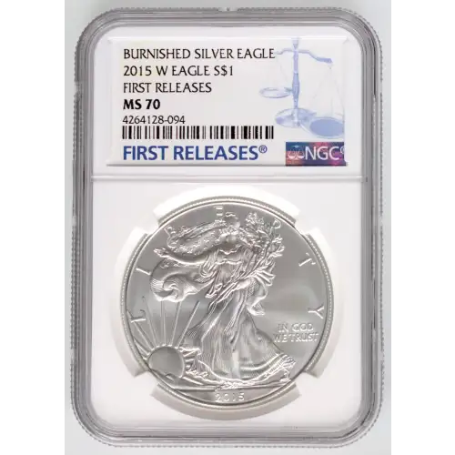 2015 W BURNISHED SILVER EAGLE FIRST RELEASES (3)