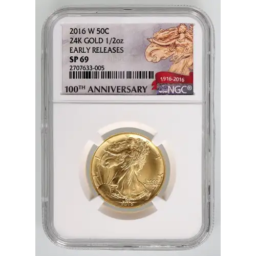 2016 24K GOLD 1/2oz EARLY RELEASES (3)