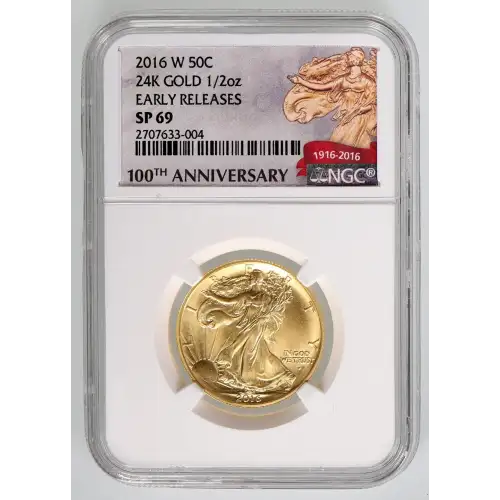 2016 24K GOLD 1/2oz EARLY RELEASES (4)