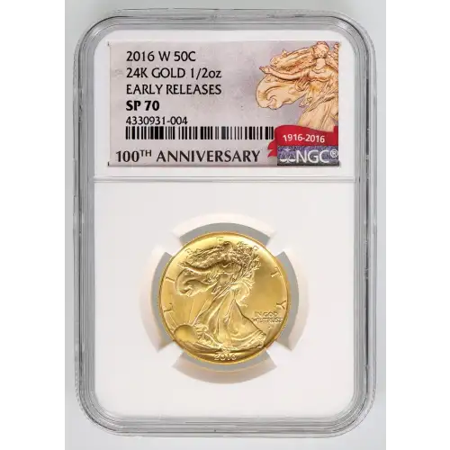 2016 24K GOLD 1/2oz EARLY RELEASES (3)