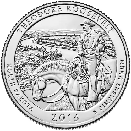 2016 S Theodore Roosevelt National Park Quarter (ND)