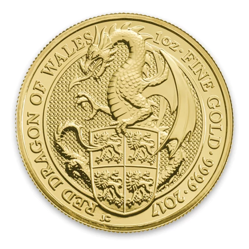 2017 1oz Britain Queen's Beasts: The Dragon (3)