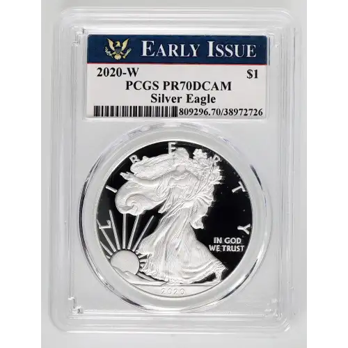 2020-W $1 Silver Eagle First Strike, DCAM