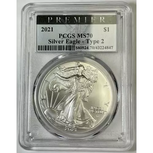 2021 $1 Silver Eagle - Type 2