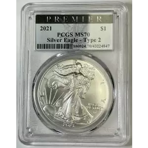 2021 $1 Silver Eagle - Type 2