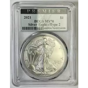 2021 $1 Silver Eagle - Type 2