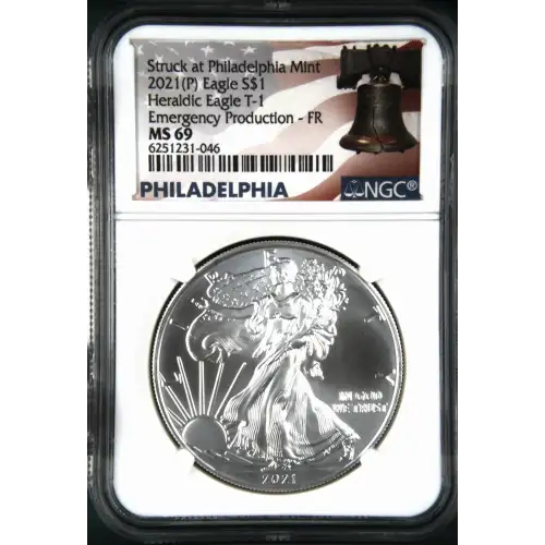 2021(P) Heraldic Eagle T-1 - FR Emergency Production Struck at Philadelphia (2)