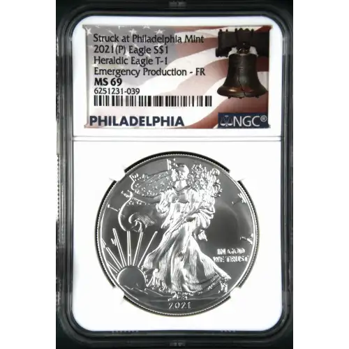 2021(P) Heraldic Eagle T-1 - FR Emergency Production Struck at Philadelphia (2)