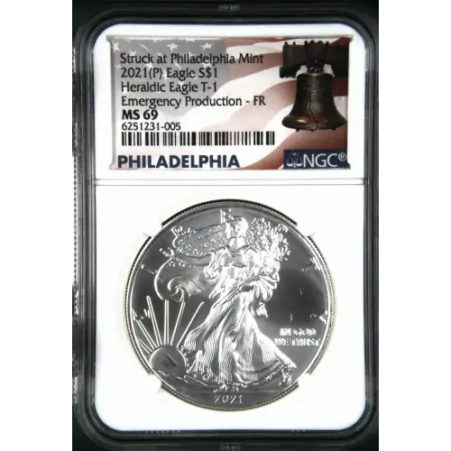 2021(P) Heraldic Eagle T-1 - FR Emergency Production Struck at Philadelphia (2)