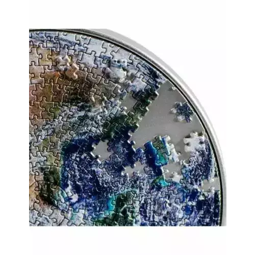 2022 Chad Earth Puzzle 5000 Francs Coin