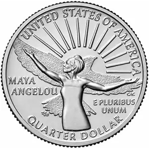 2022 D Maya Angelou U.S. American Women's Quarter 