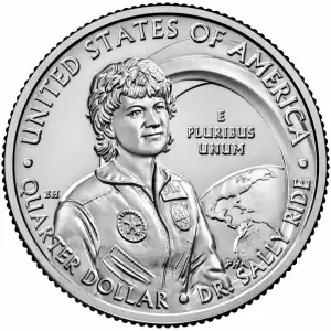 2022 P Sally Ride U.S. American Women's Quarter 