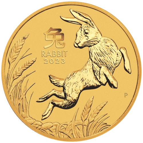 2023 1oz Perth Mint Lunar Series: Year of the Rabbit Gold Coin (4)