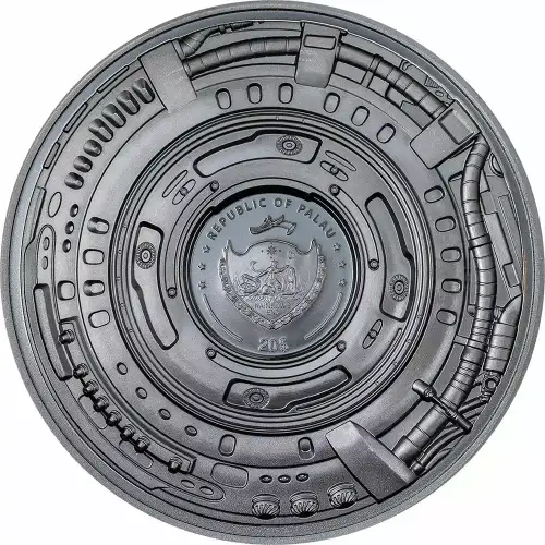 2023 $20 Palau 3 oz Silver Cyborg Revolution Dog