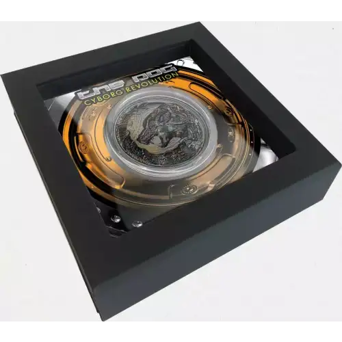 2023 $20 Palau 3 oz Silver Cyborg Revolution Dog
