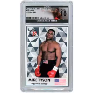 2023 Cook Islands Mike Tyson 3g Silver Foil Coin Card NGCx 10 (2)