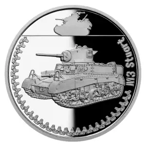 2023 Niue Armored Vehicles M3 Stuart Proof 1 oz Silver Coin (2)