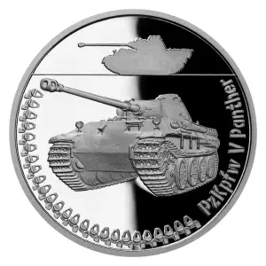 2023 Niue Armored Vehicles V Panther Proof 1 oz Silver Coin (3)