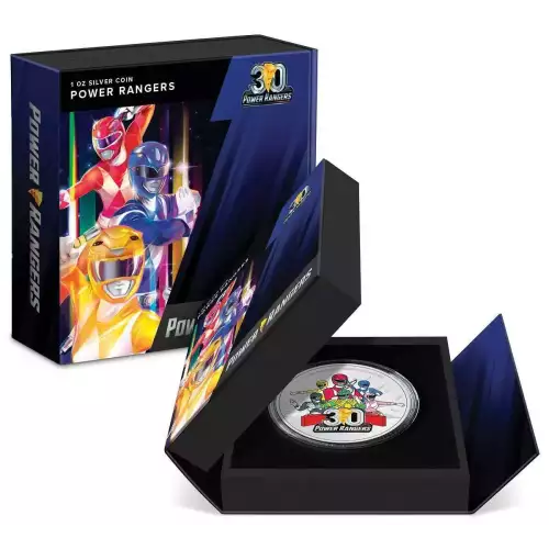 2023 Niue Hasbro Power Rangers 30th Anniversary 1oz Silver Proof Coin