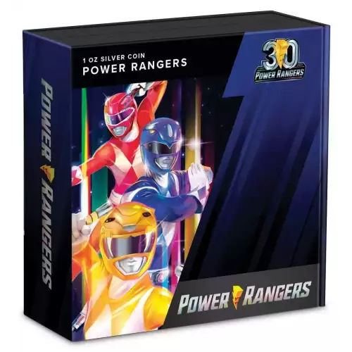 2023 Niue Hasbro Power Rangers 30th Anniversary 1oz Silver Proof Coin