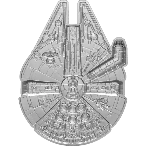 2023 Niue Star Wars Millennium Falcon 2 oz Silver Coin (4)