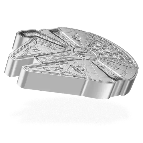 2023 Niue Star Wars Millennium Falcon 2 oz Silver Coin (3)