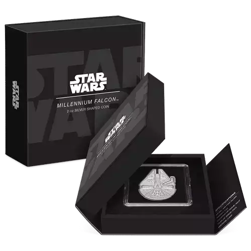 2023 Niue Star Wars Millennium Falcon 2 oz Silver Coin (5)