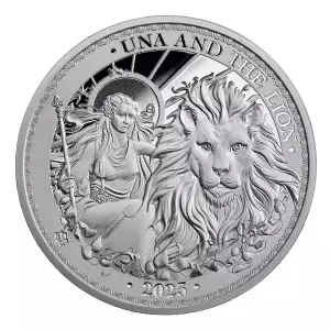 2023 St. Helena Una and The Lion 1oz Silver Proof Coin (2)