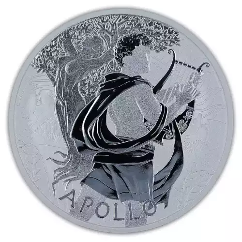 2023 Tuvalu Gods of Olympus Apollo 1 oz Silver Coin (4)