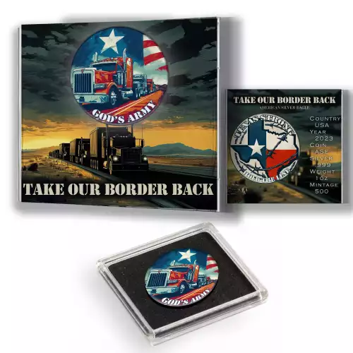 2023 U.S. 1 oz Silver Eagle - Take Back our Border Edition (2)