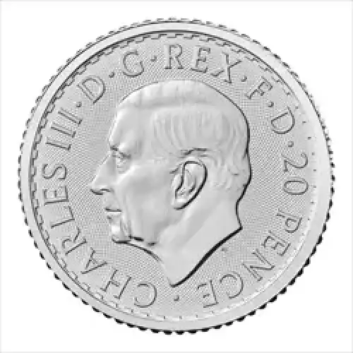2024 1/0 oz Silver Britannia Coin BU (King Charles III) [DUPLICATE for #548669] (2)