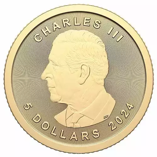 2024 1/10 oz Canadian Gold Maple Leaf