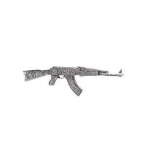 2024 Chad Assault Rifle 2 oz .999 Silver Coin (2)