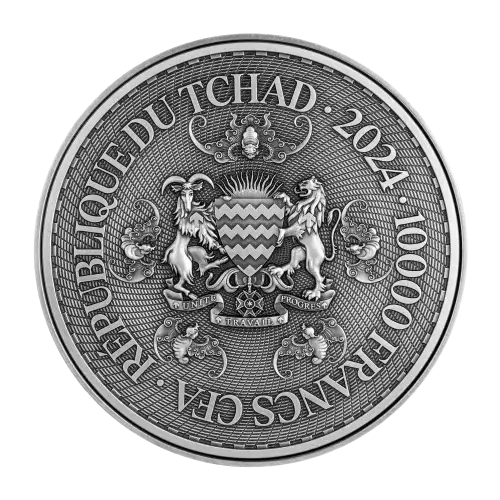 2024 Chad The Yellow Dragon 2 oz Silver Coin (4)