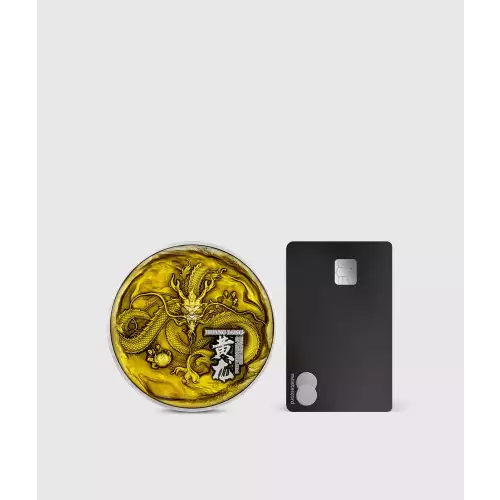 2024 Chad The Yellow Dragon 2 oz Silver Coin
