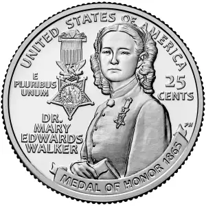2024 D Dr. Mary Edwards Walker U.S. American Women Quarter 