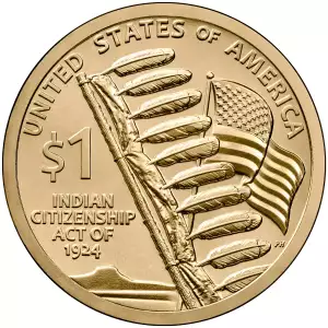 2024 D Sacagawea Native $1 Indian Citizenship BU 