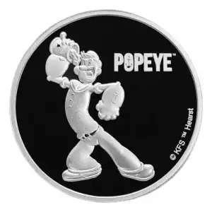 2024 Fiji Popeye Proof-Like 1 oz Silver Coin