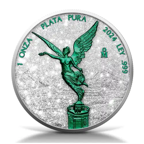 2024 Mexico Libertad Diamond Dust Poison Edition 1 oz Silver Coin