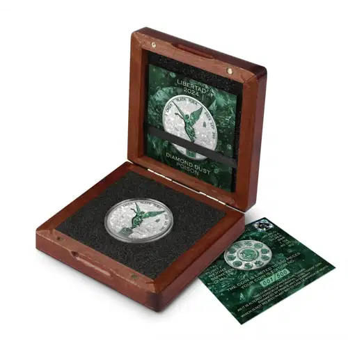 2024 Mexico Libertad Diamond Dust Poison Edition 1 oz Silver Coin
