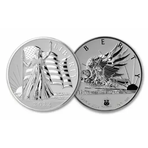2024 Samoa Light of Liberty Reverse Proof 1 oz Silver Coin (5)