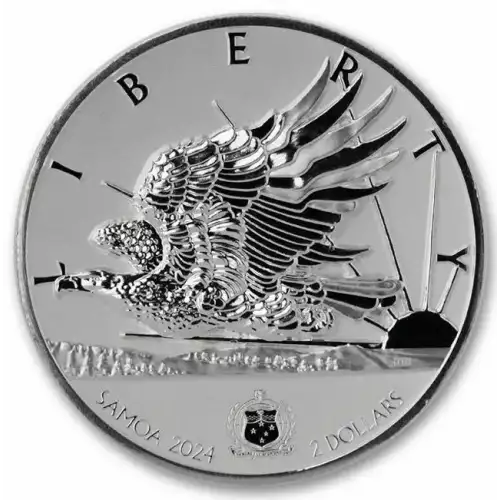 2024 Samoa Light of Liberty Reverse Proof 1 oz Silver Coin (2)