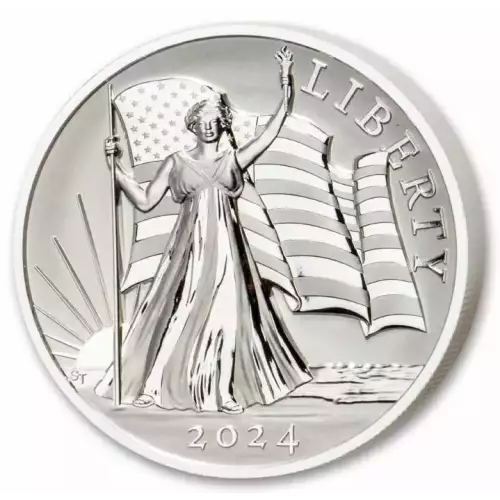 2024 Samoa Light of Liberty Reverse Proof 2 oz Silver Coin (3)